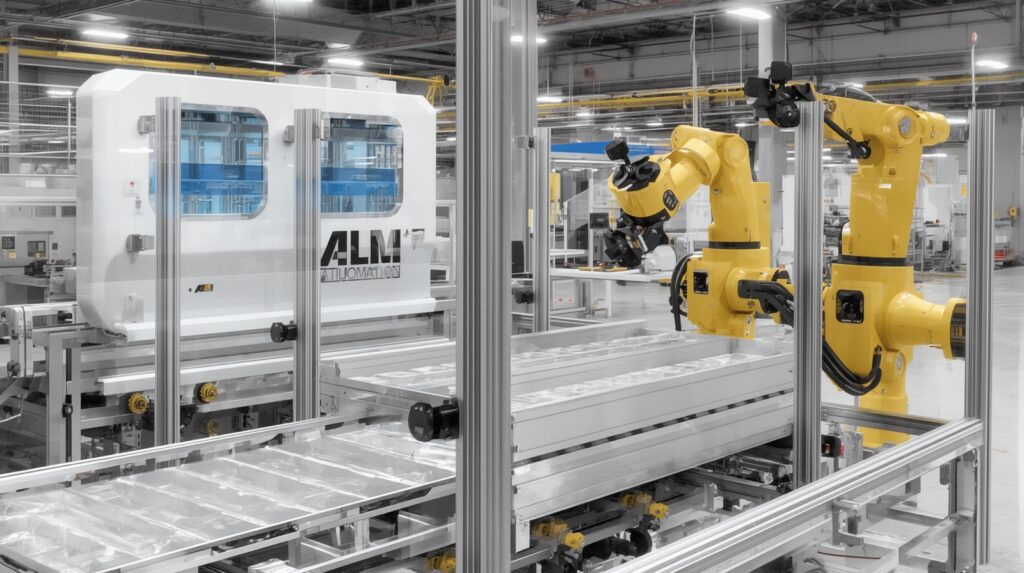 automatic labeling machine (1) automatic labeling machine